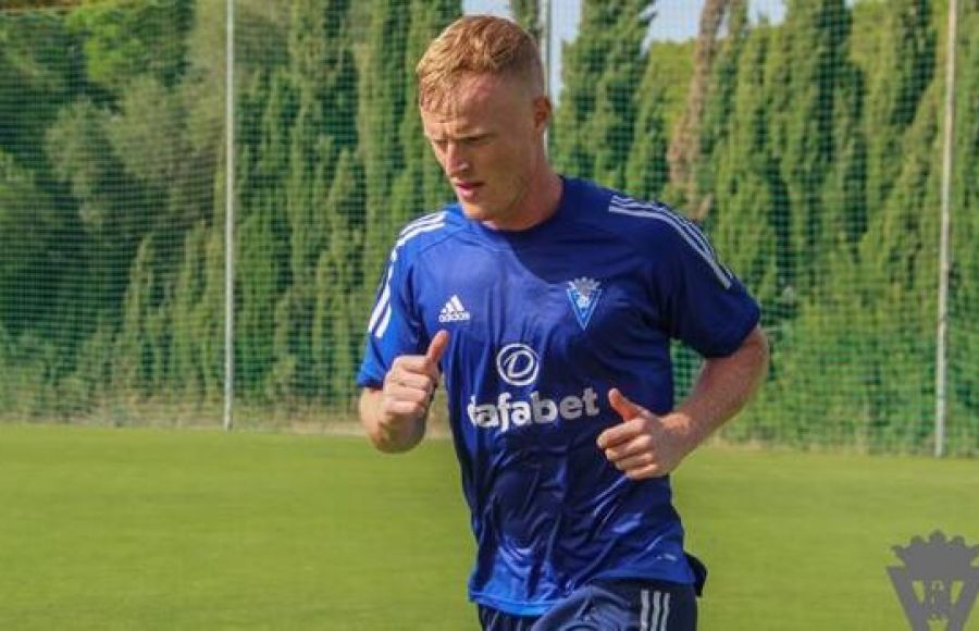 Jens Jønsson en una sesión de entrenamiento