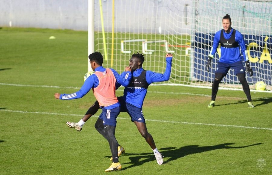 Última sesión de trabajo previa al Cádiz CF - Real Valladolid