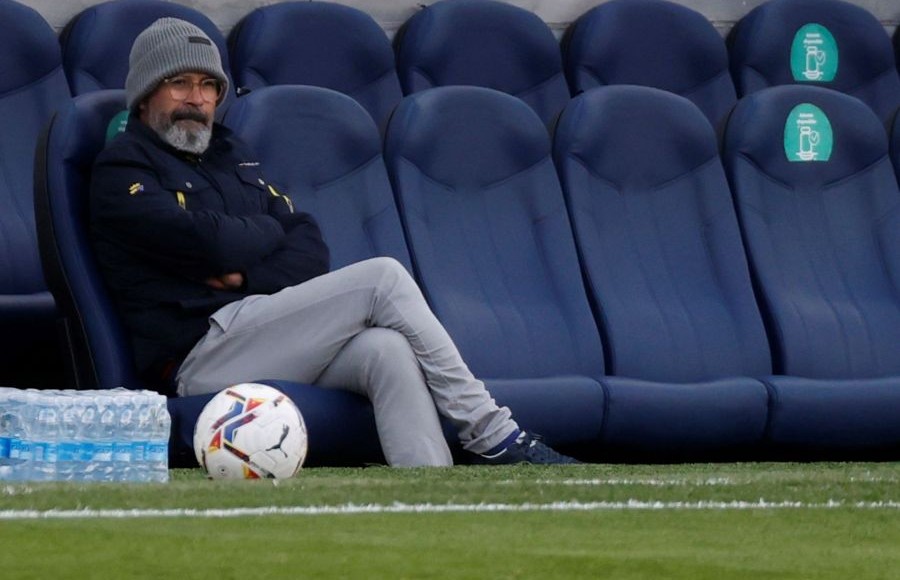 Álvaro Cervera durante un encuentro del Cádiz CF