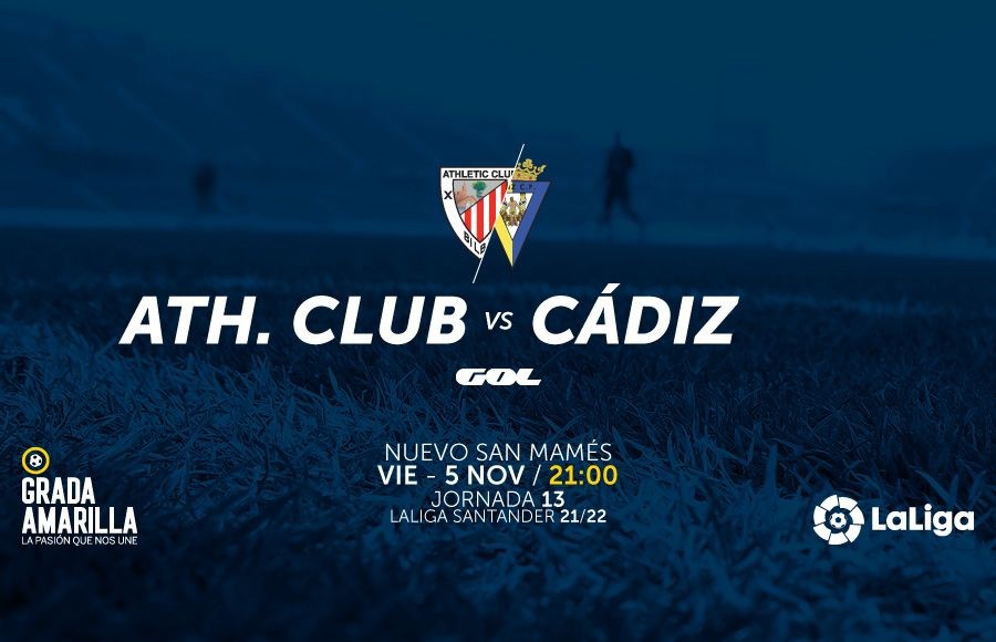 Fecha y hora para el Athletic Club - Cádiz CF