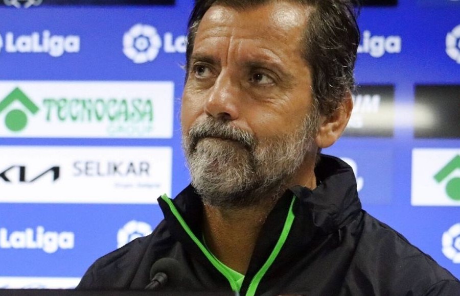 Quique Sánchez Flores enl a rueda de prensa previa a la visita del Cádiz