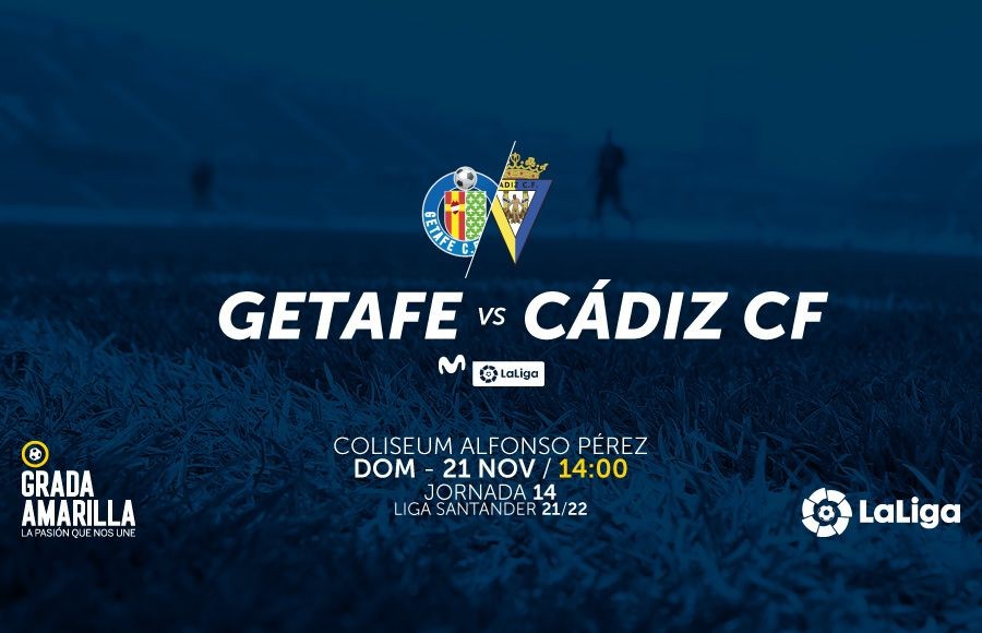 Fecha y hora para el Getafe - Cádiz CF