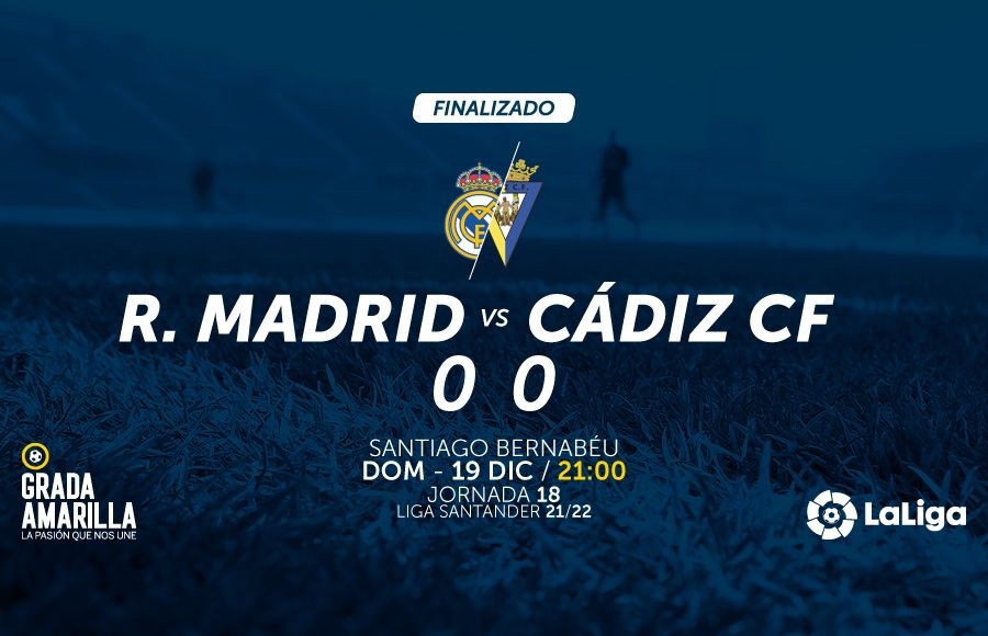 Así te hemos contado el Real Madrid - Cádiz CF