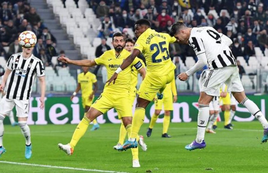 Momento del Juventus Villarreal de anoche