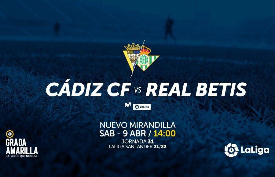 Fecha y hora para el Cádiz - Real Betis