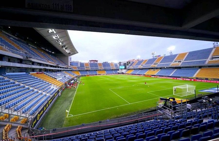 Vista interior del Estadio Nuevo Mirandilla