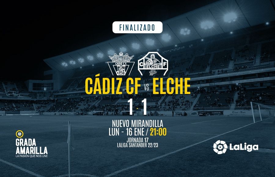 Así te hemos contado el Cádiz CF - Elche