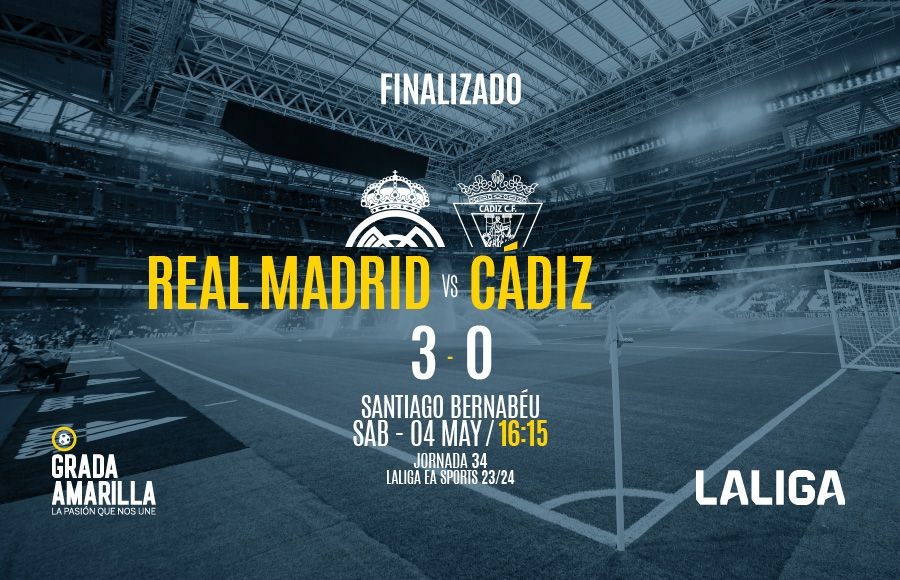 Real Madrid 3-0 Cádiz CF
