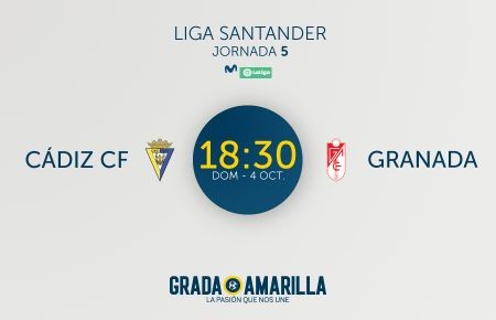 Cádiz CF - Granada: horario, TV y cómo y dónde ver en directo