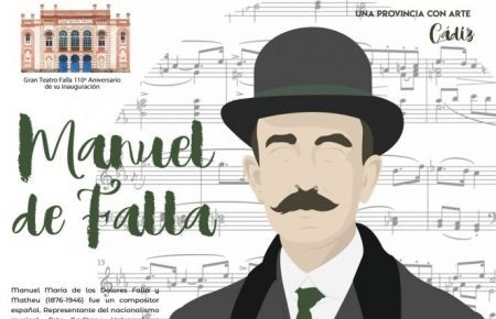 El Cádiz CF homenajea a Manuel de Falla