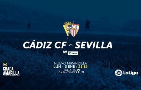 Cádiz CF - Sevilla: horario, online, TV y dónde ver el encuentro de LaLiga en directo